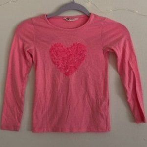Cute long sleeve Heart shirt